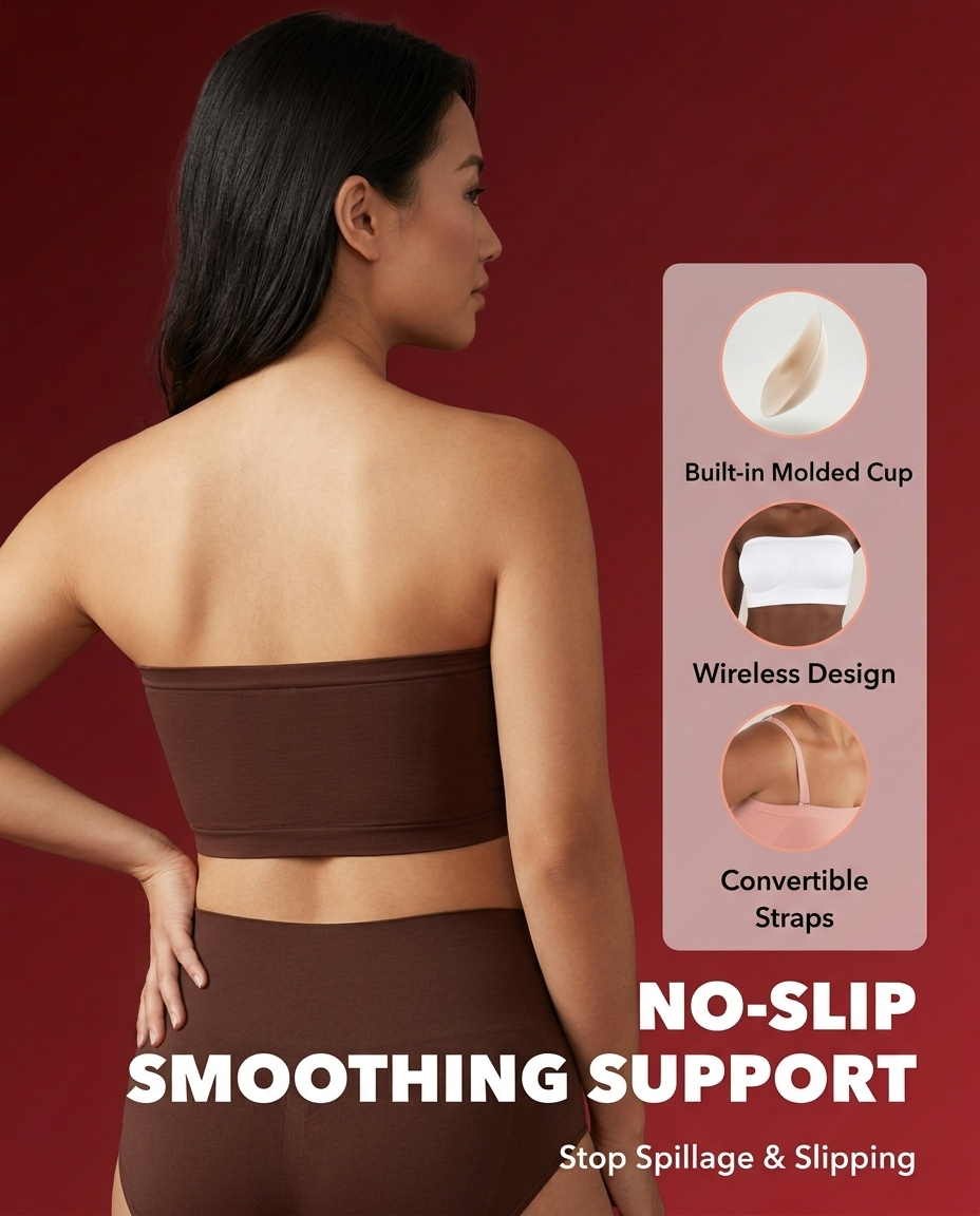 Veloura™ Stay-Put Bra:Finally  Wear What You Want. Forget About Your Bra.
