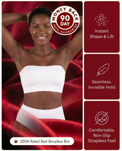 Veloura™ Stay-Put Bra:Finally  Wear What You Want. Forget About Your Bra.