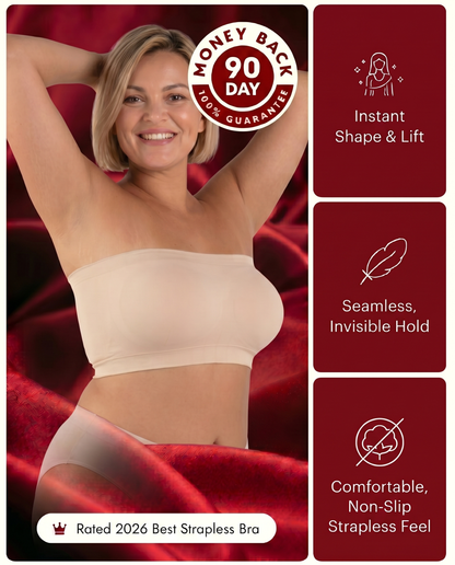 Veloura™ Stay-Put Bra:Finally  Wear What You Want. Forget About Your Bra.