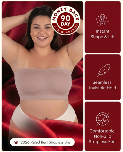 Veloura™ Stay-Put Bra:Finally  Wear What You Want. Forget About Your Bra.